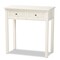 Baxton Studio Lambert Traditional White Finished Wood 2-Drawer Console Table 194-11931-ZORO - alternate 7